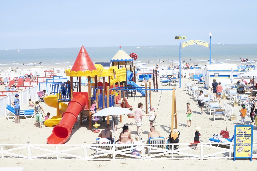 Blankenberg beach play area