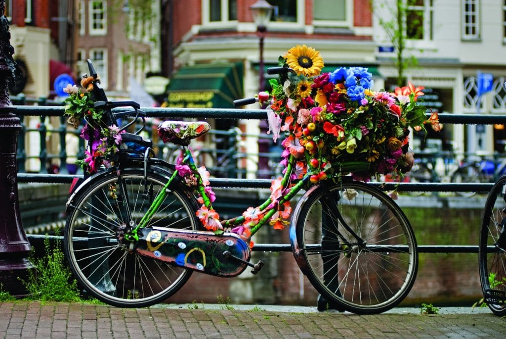 Decorated bike Amsterdam
