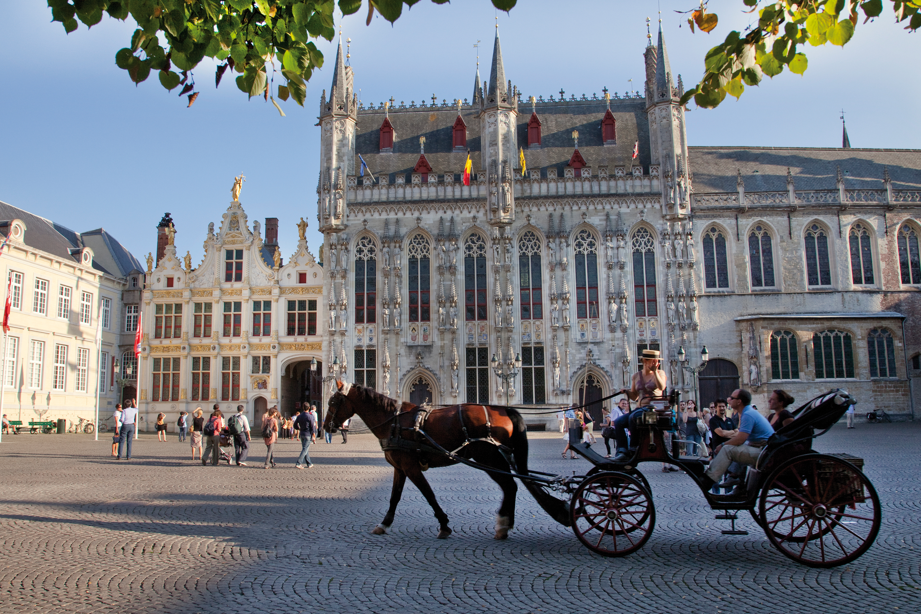 Horse and carriage ride in Bruges centre