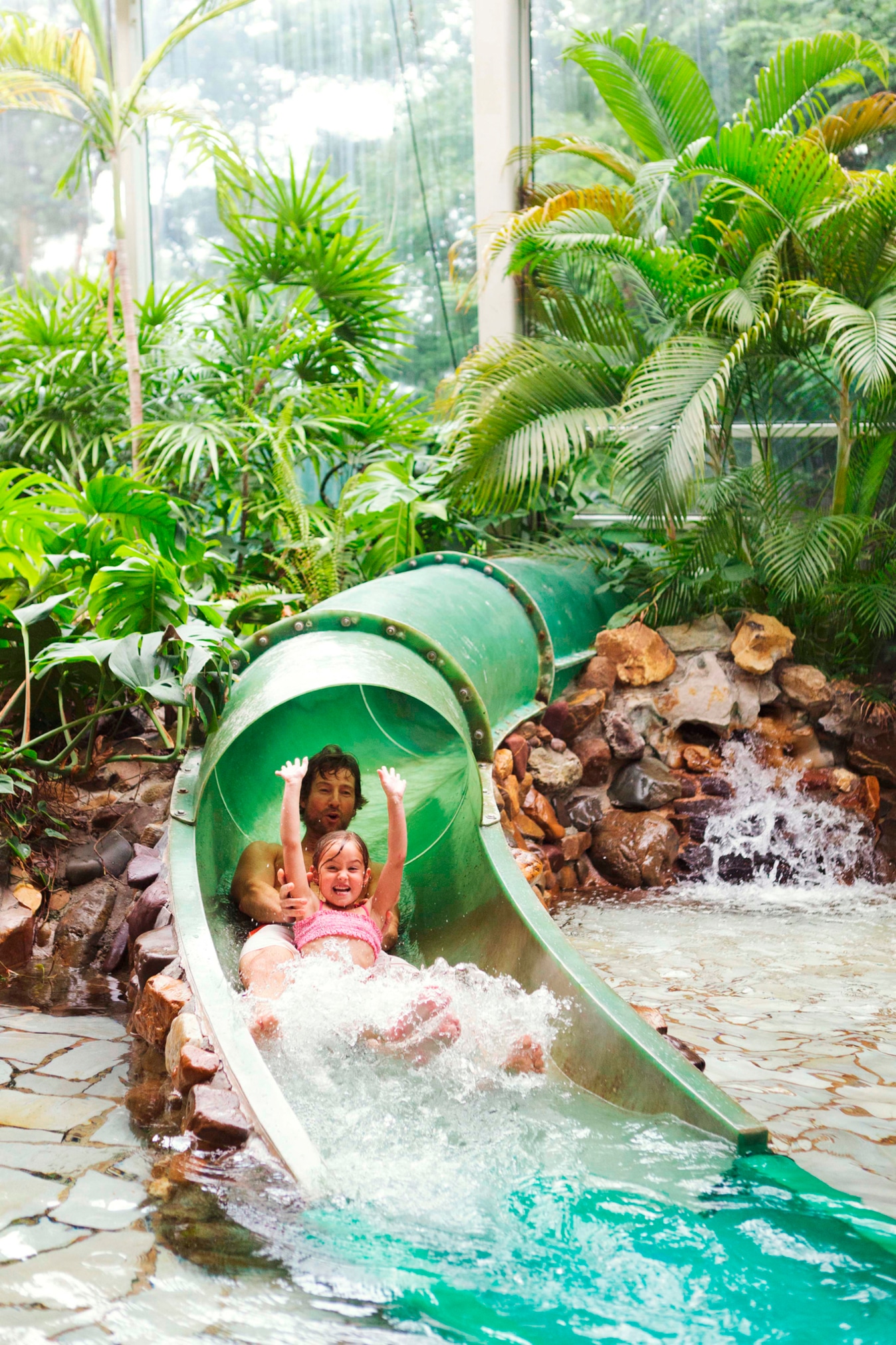 Water slide at Landal de Lommerbergen