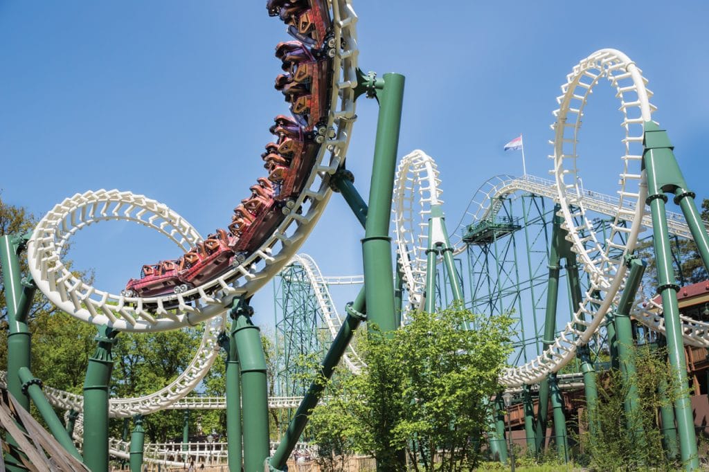 Efteling Python rollercoaster