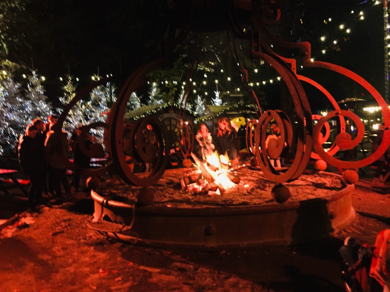 Winter Bonfires At Efteling