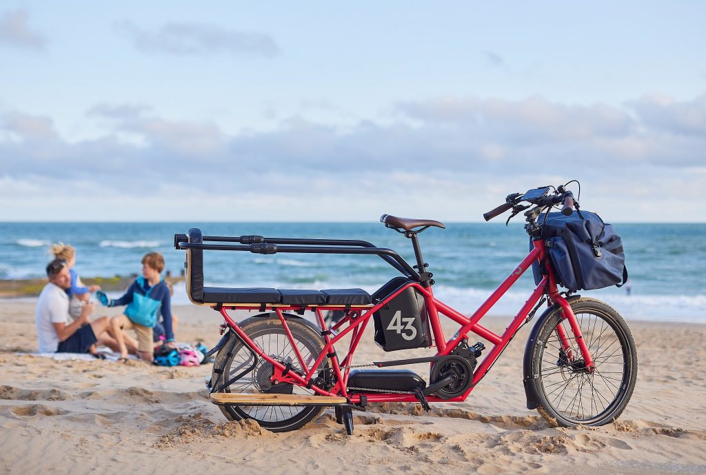 Longtail bike 43 on beach