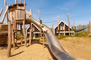 Child on Slide