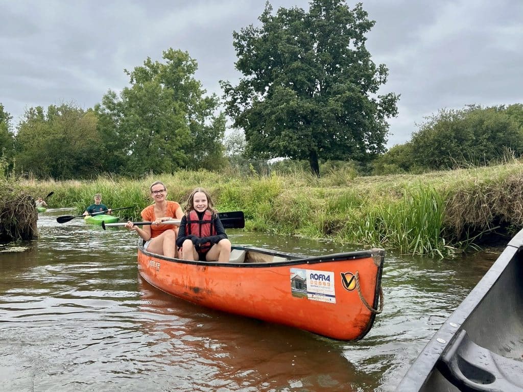 Canoeing Dommel river