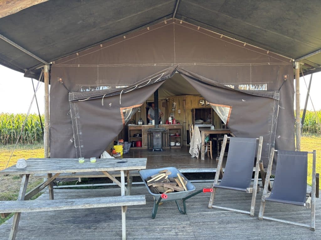 Canvas hideaway Hoeve den Overdraght Belgium