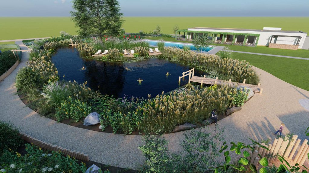 Swimming pond Twee Bruggen