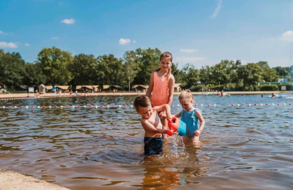 Children Paddling