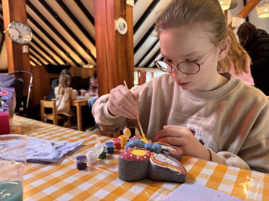 Child painting