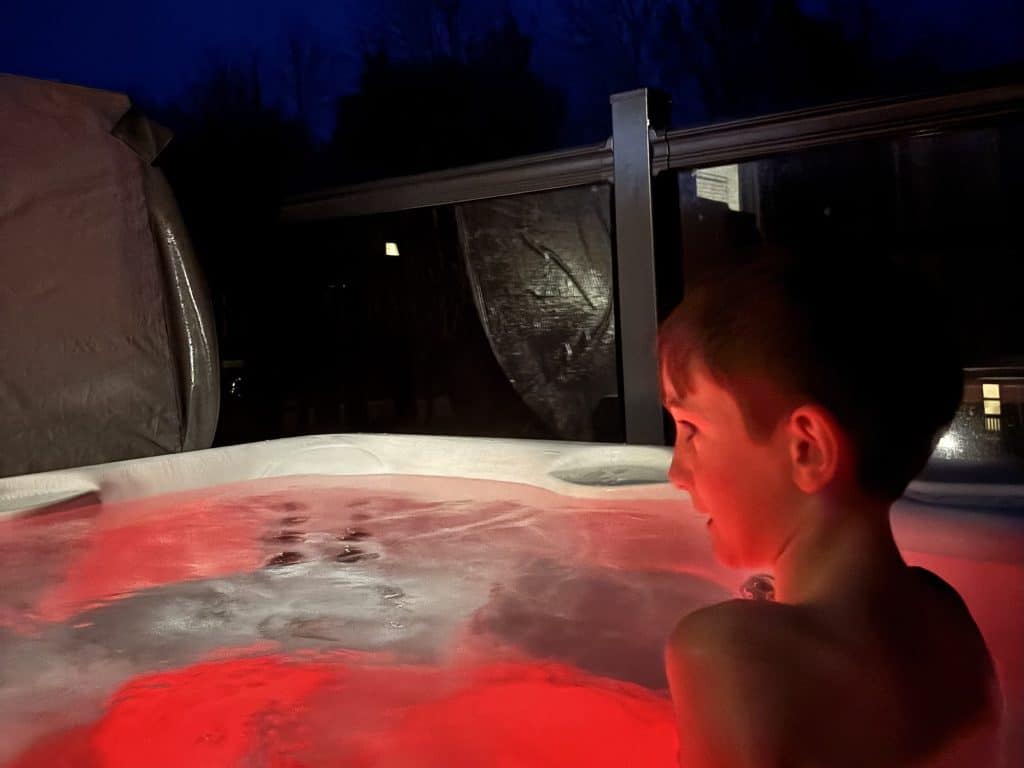 Hot Tub At Night Landal Aysgarth