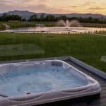 Lodge with hot tub at Landal Whitbarrow