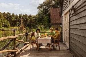 Family on Terrace