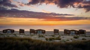 sunset beach Holland