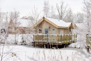 House in the snow