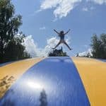 Air trampoline Hansel and Gretel pancake house