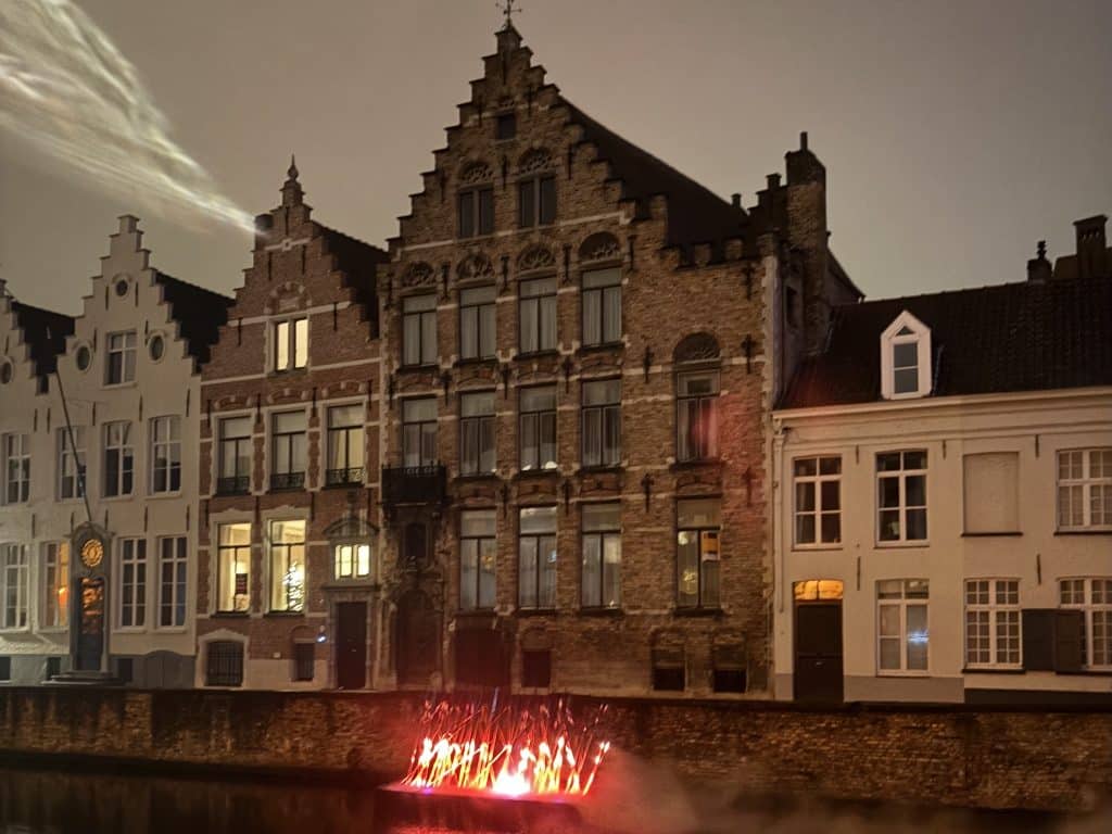 Bruges winter glow